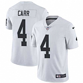 Nike Oakland Raiders #4 Derek Carr White NFL Vapor Untouchable Limited Jersey,baseball caps,new era cap wholesale,wholesale hats